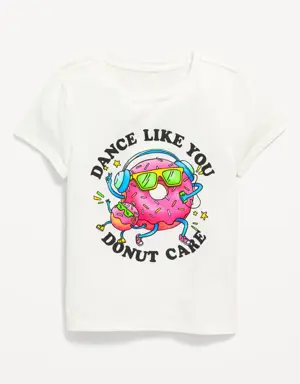 Old Navy Short-Sleeve Graphic T-Shirt for Girls white