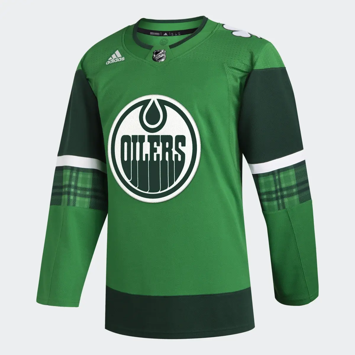 Adidas Edmonton Oilers St Pats Jersey. 1