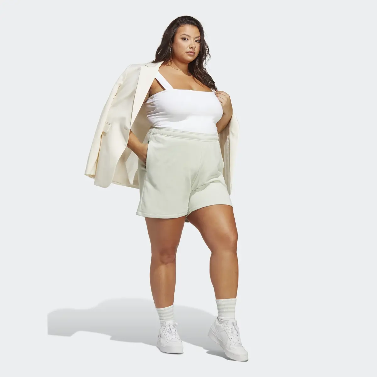 Adidas Calções Made with Hemp Essentials+ (Plus Size). 3