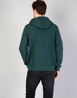 Yeşil İp Detaylı Kapüşonlu Uzun Kol Sweatshirt