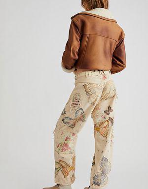 Mariposa Embroidered Jeans