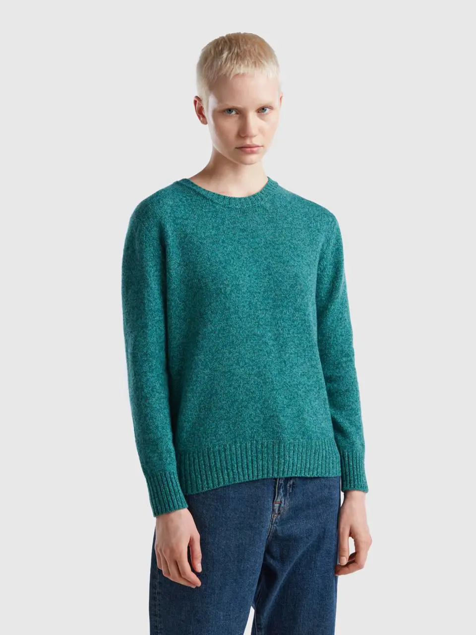 Benetton sweater in pure shetland wool. 1