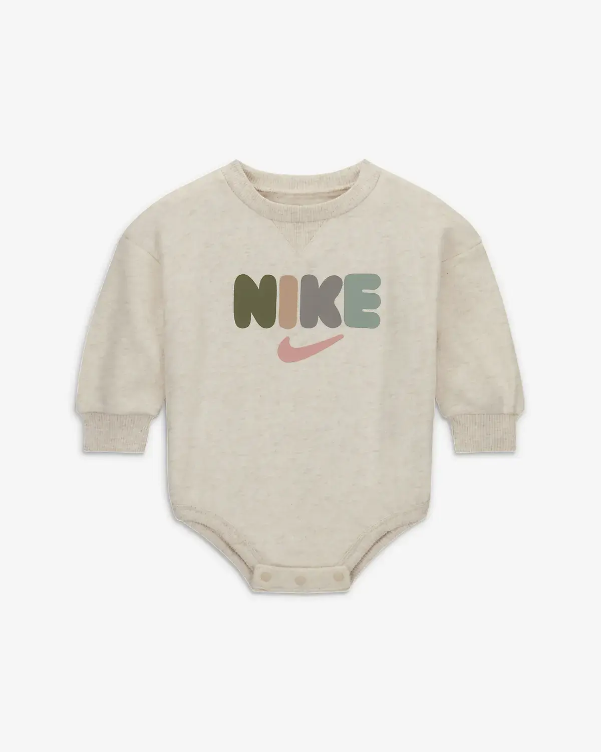 Nike Sportswear Primary Play Crew Romper. 1