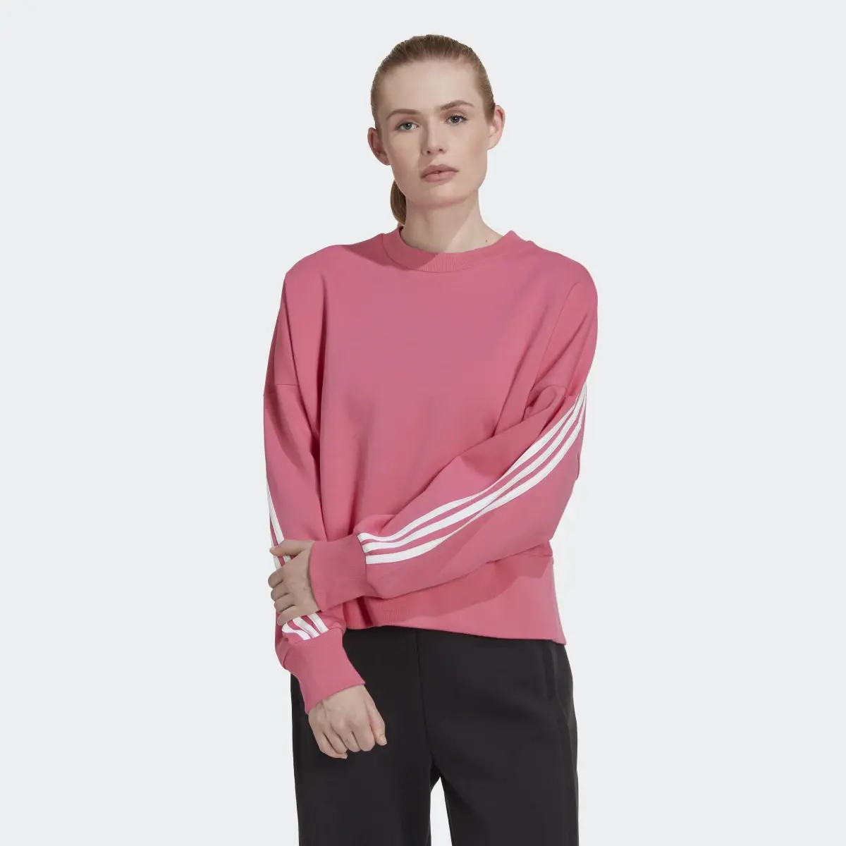 Adidas Sportswear Future Icons 3-Stripes Sweatshirt. 2
