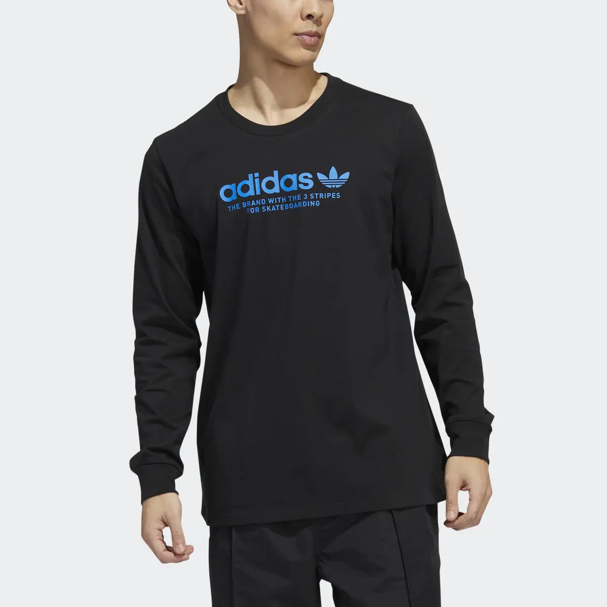 Adidas T-shirt à manches longues et logo Skateboarding 4.0 (Non genré). 1