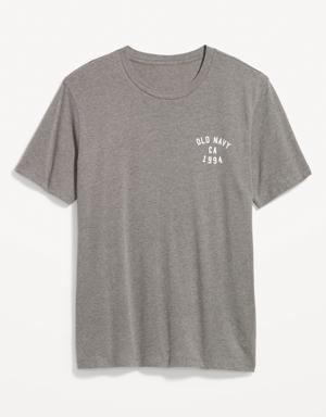 Old Navy Logo Graphic T-Shirt for Men gray