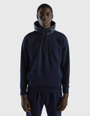 hoodie in nylon