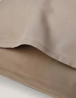 Copricuscino cotone (180 fili) 60x60 cm (2 pezzi)