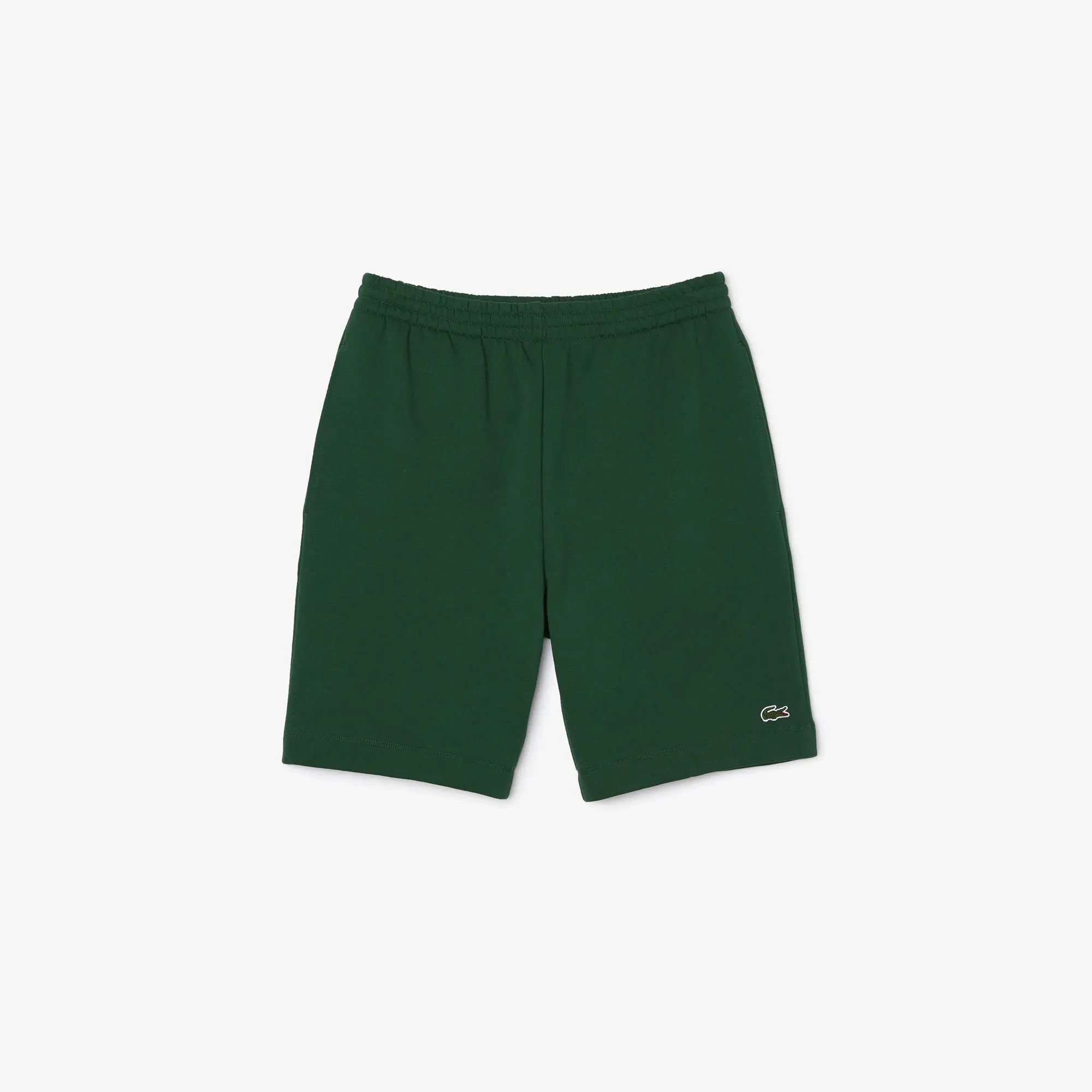 Lacoste Men's Organic Brushed Cotton Fleece Shorts. 2 Lacoste Men's Organic Brushed Cotton Fleece Shorts. 2