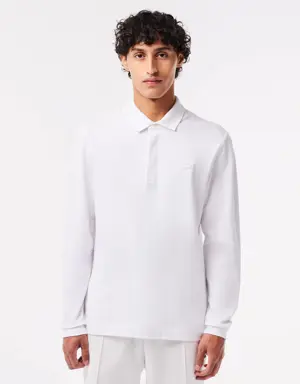 Lacoste Men's Smart Paris Long Sleeve Stretch Cotton Polo