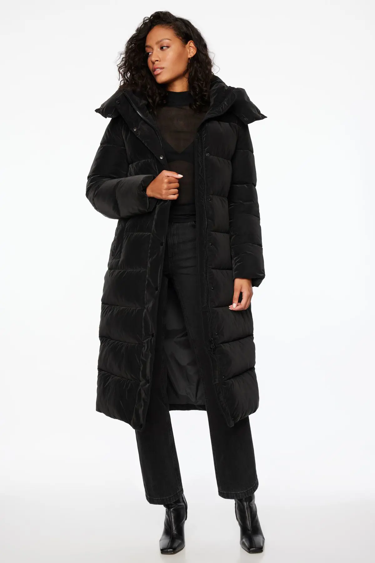 Dynamite Lustre Puff ™ Maxi Puffer Jacket. 2