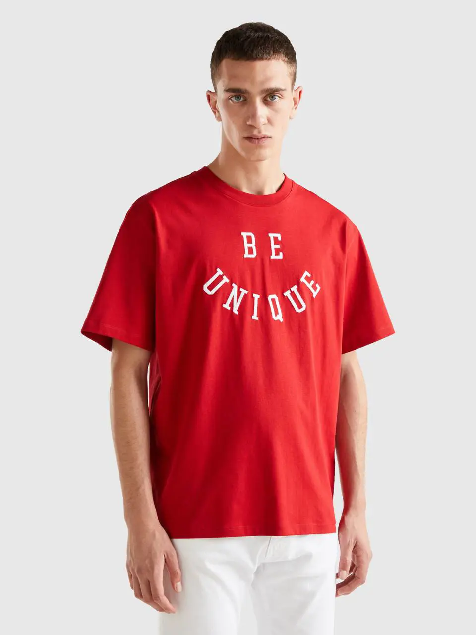 Benetton t-shirt with slogan print. 1