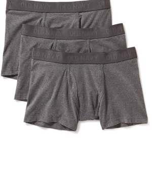 Soft-Washed Built-In Flex Boxer Briefs Underwear 3-Pack for Men -- 6.25-inch inseam