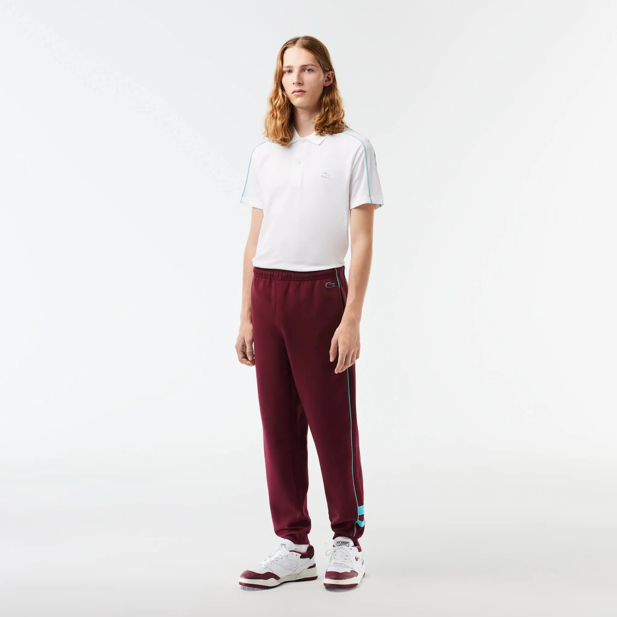 Lacoste Embroidered Jogger Track Pants. 1