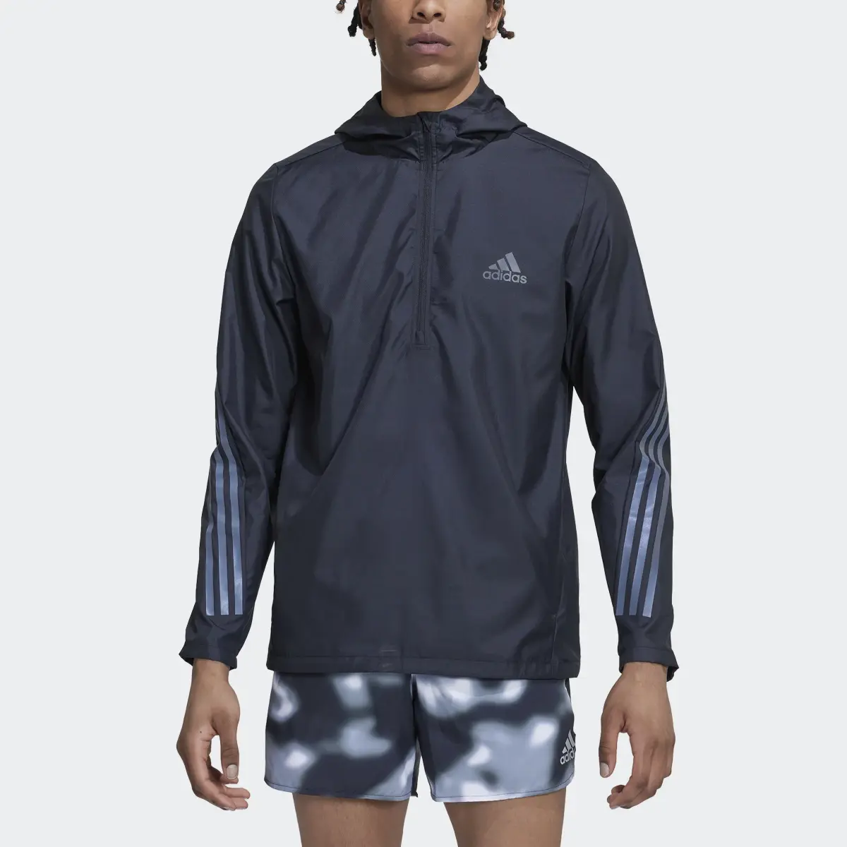 Adidas Run Icons 3-Stripes Jacket. 1