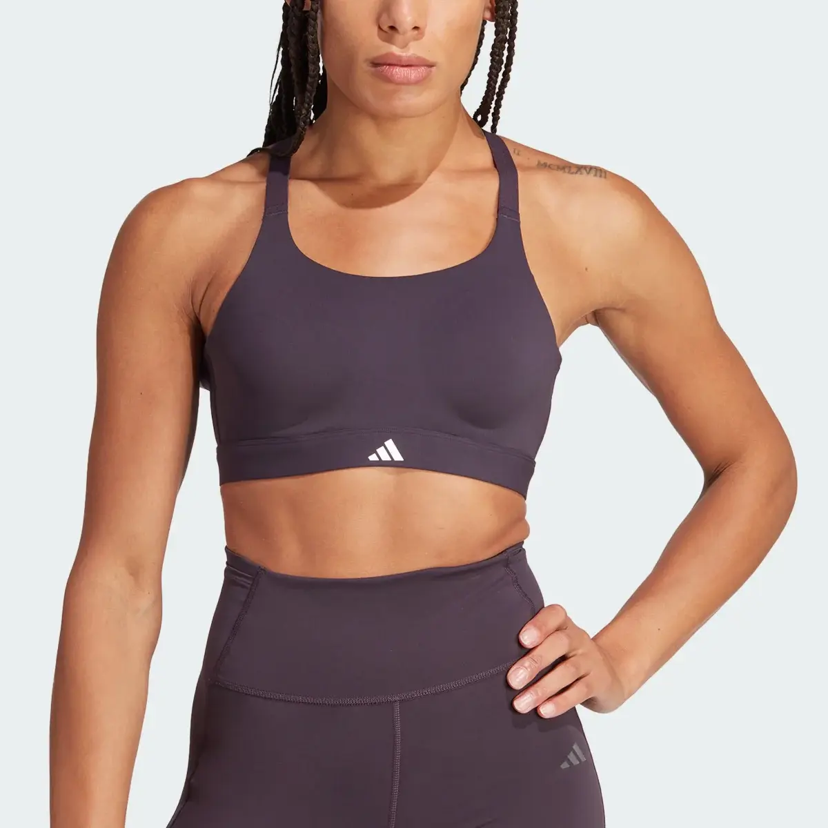 Adidas Brassière de training TLRD Impact Luxe Maintien fort. 1