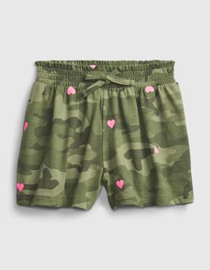 Gap Toddler Organic Cotton Mix and Match Pull-On Shorts green