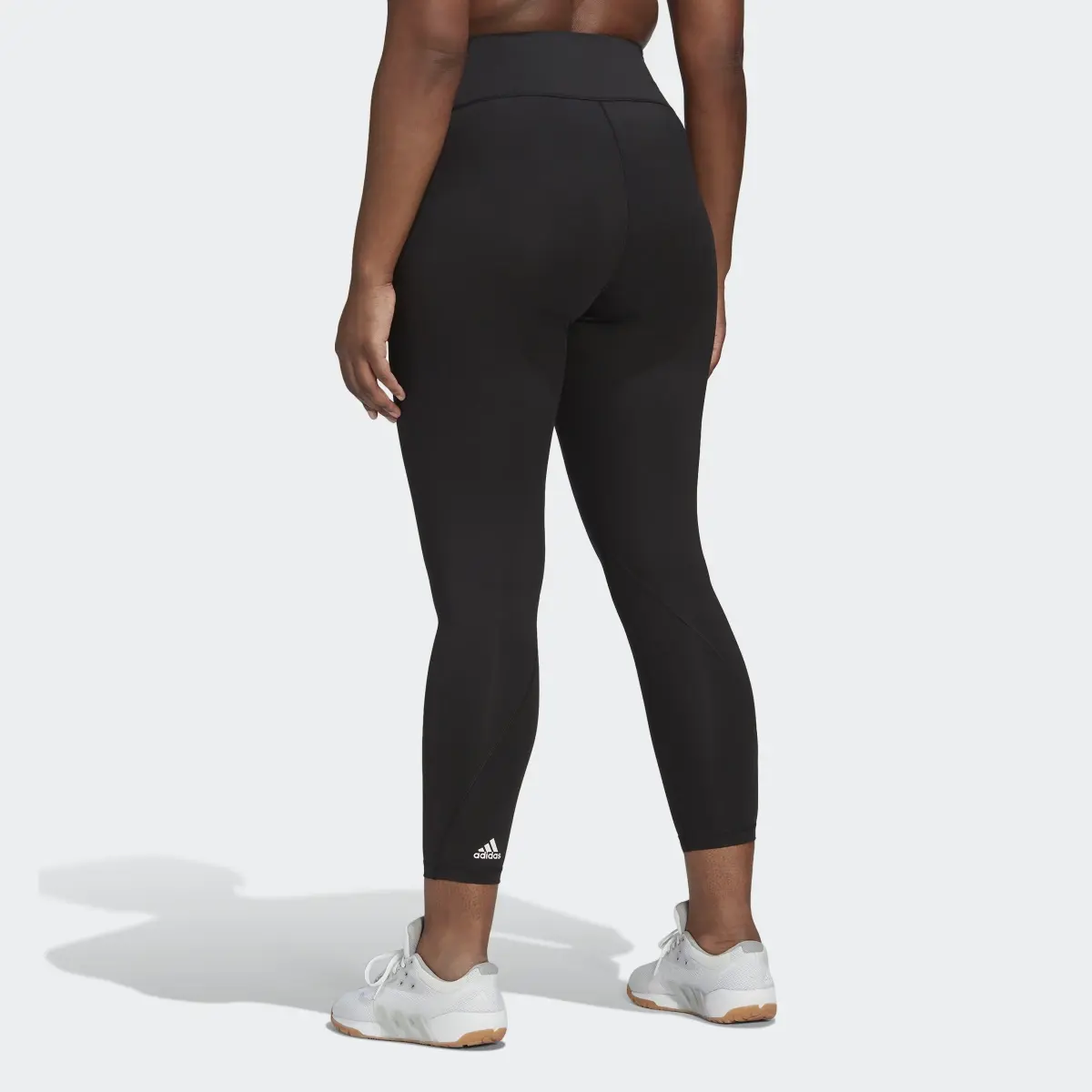 Adidas Optime Training Leggings (Plus Size). 3