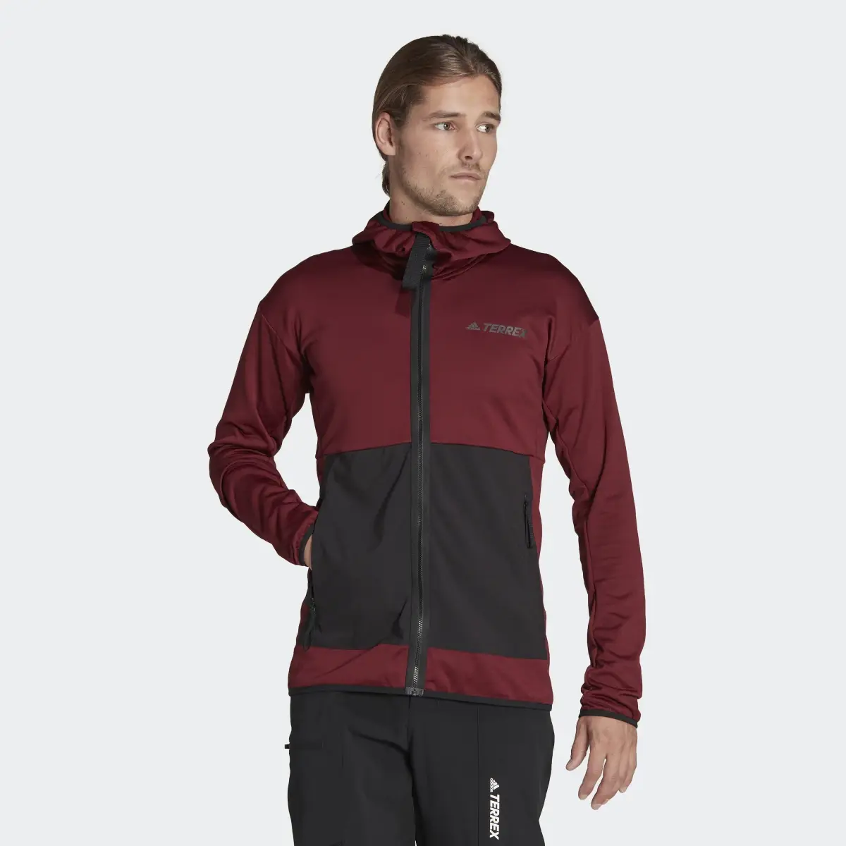 Adidas Giacca da hiking Terrex Tech Flooce Light Hooded. 2