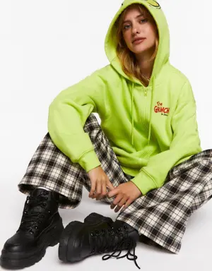 Forever 21 The Grinch Graphic Hoodie Green/Multi
