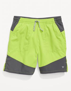 Old Navy StretchTech Performance Run Shorts for Boys (Above Knee) green