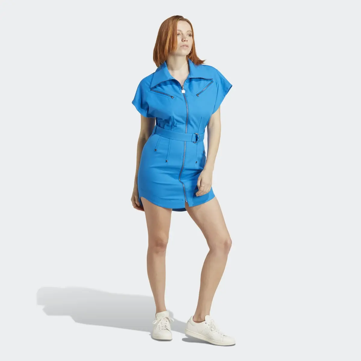 Adidas Blue Version Club Shirt Dress. 3