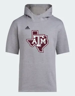 Adidas Texas A&M Baseball Short Sleeve Hoodie