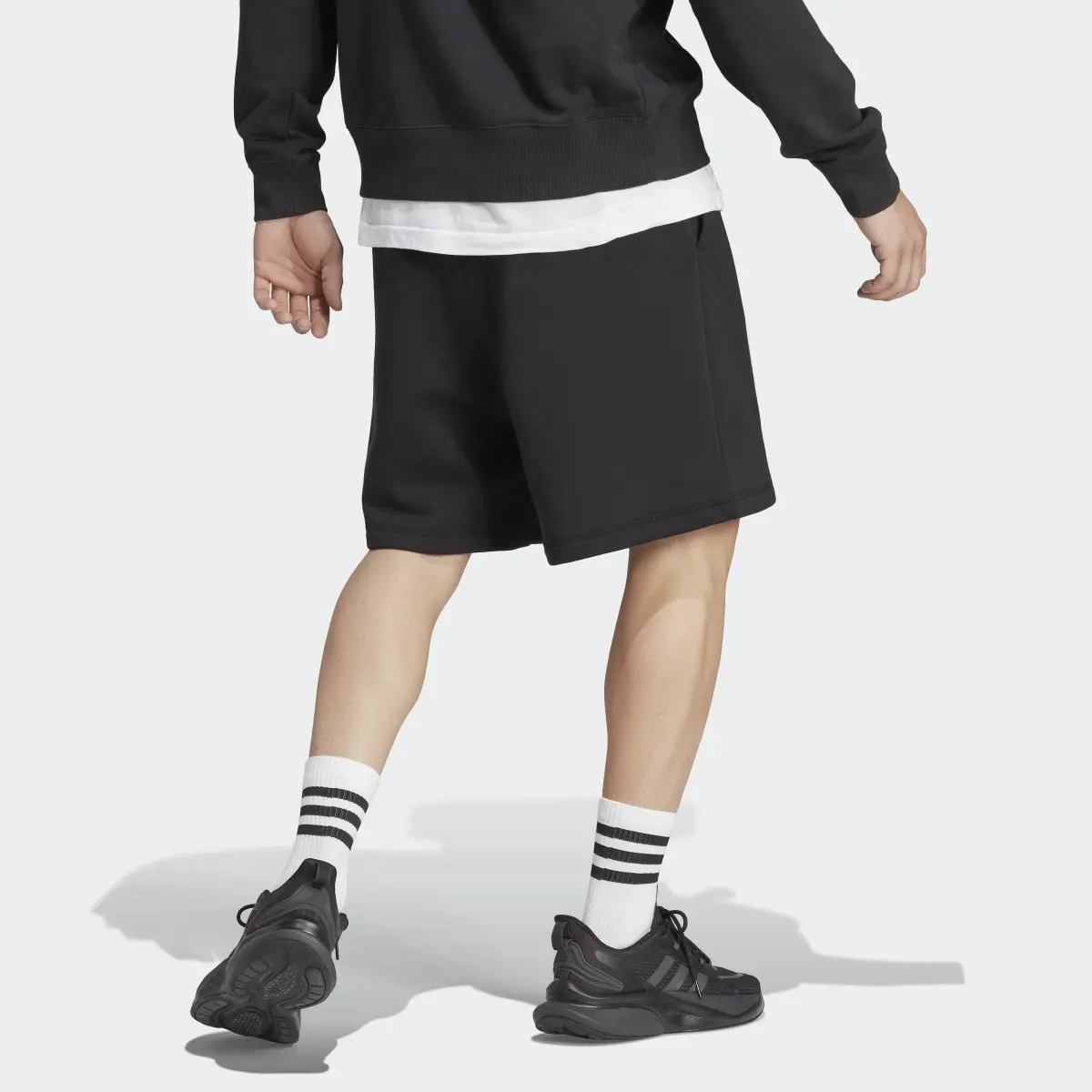 Adidas Lounge Fleece Shorts. 3