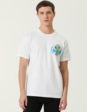 Smiley Atlas Beyaz T-shirt