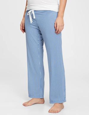 Maternity Modal Sleep Pants blue