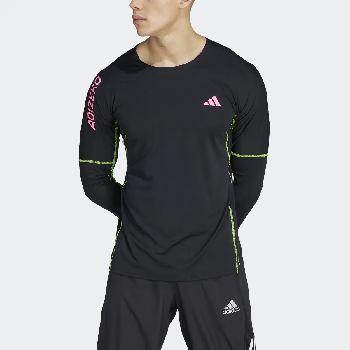 Adidas T-shirt manches longues de running Adizero. 1