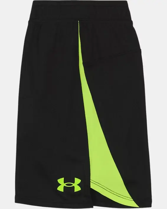 Under Armour Boys' UA Woven-Knit ¼ Zip & Shorts Set. 3