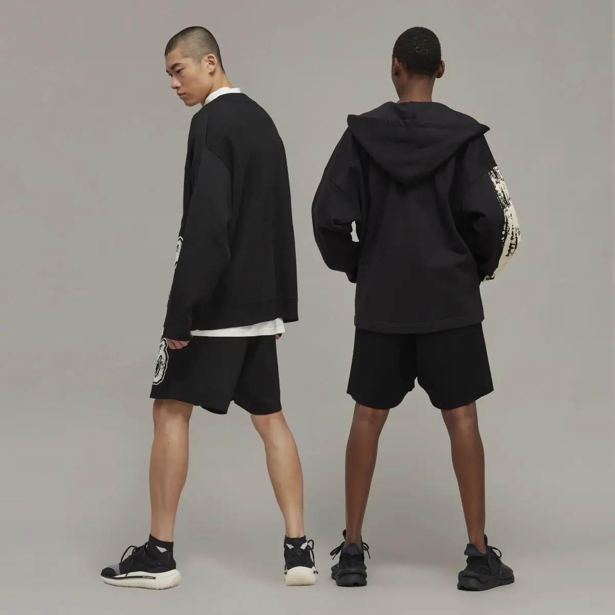 Adidas Y-3 Logo Knit Shorts. 3