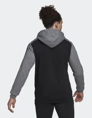Adidas Essentials Mélange French Terry Full-Zip Hoodie. 3 Adidas Essentials Mélange French Terry Full-Zip Hoodie. 3