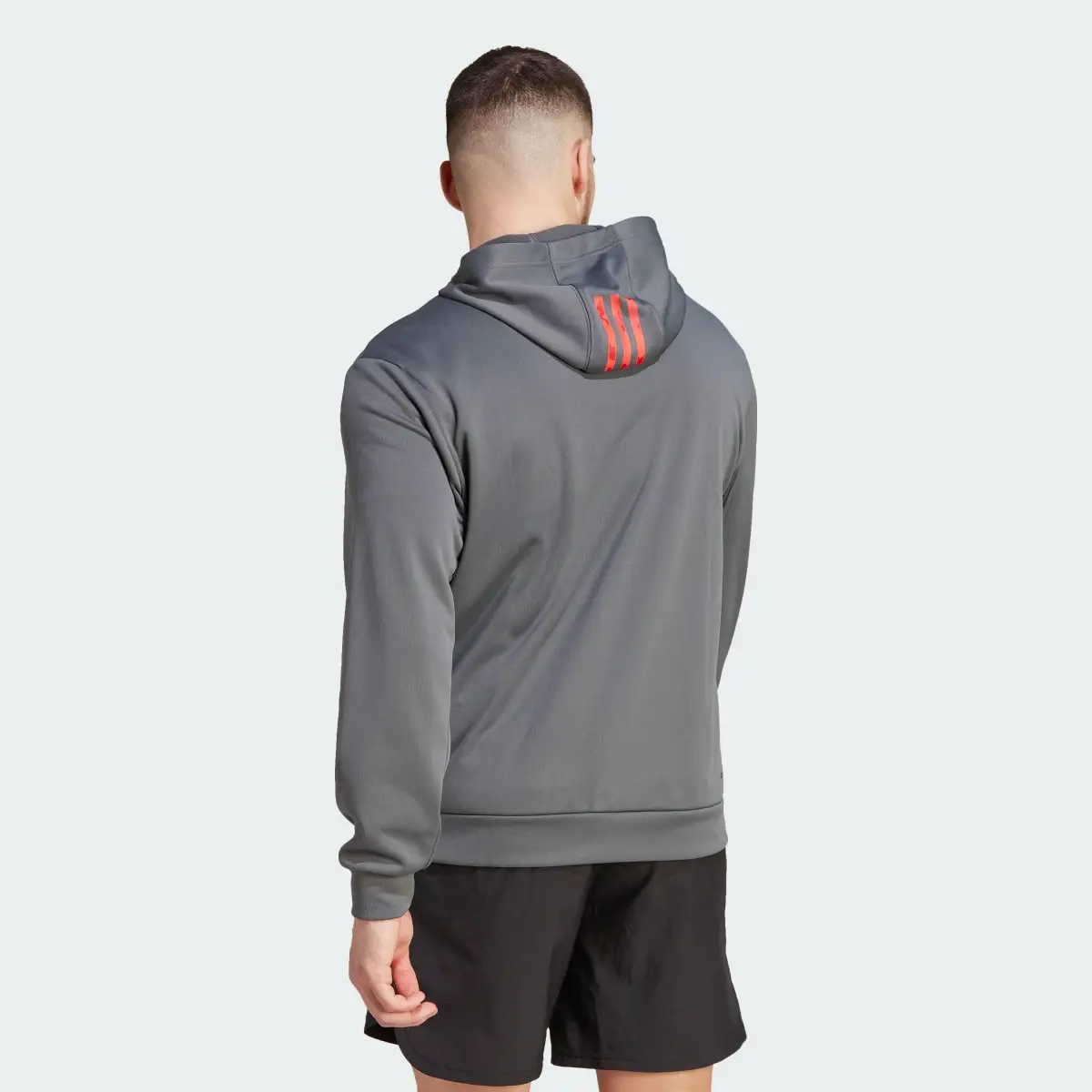 Adidas Train Essentials Seasonal Training Full-Zip Hoodie. 3