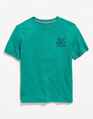 Short-Sleeve Logo-Graphic T-Shirt for Boys green