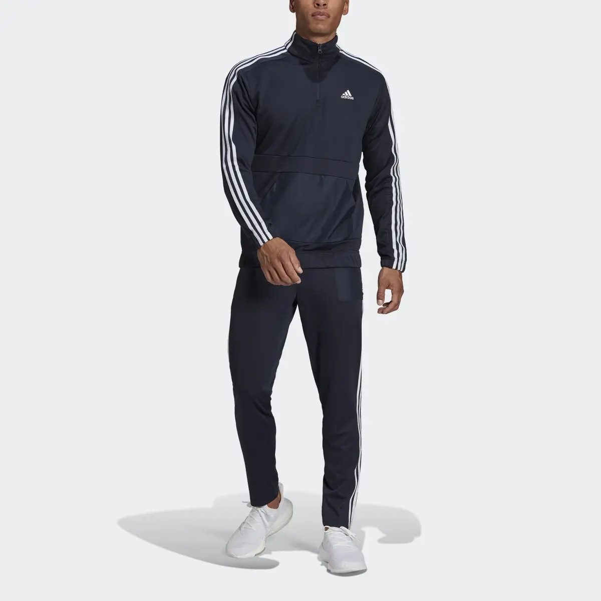 Adidas AEROREADY Tricot Quarter-Zip Tracksuit. 1