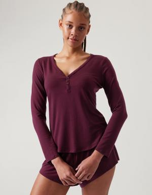 Nighttime Bliss Sleep Top red