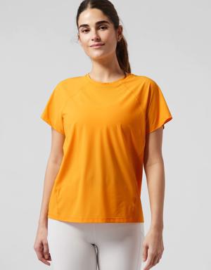 Athleta Ultimate Train Tee yellow