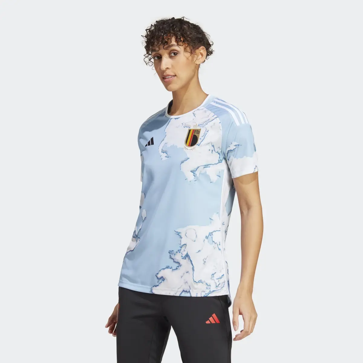 Adidas Belgium Women's Team 23 Away Jersey. 2