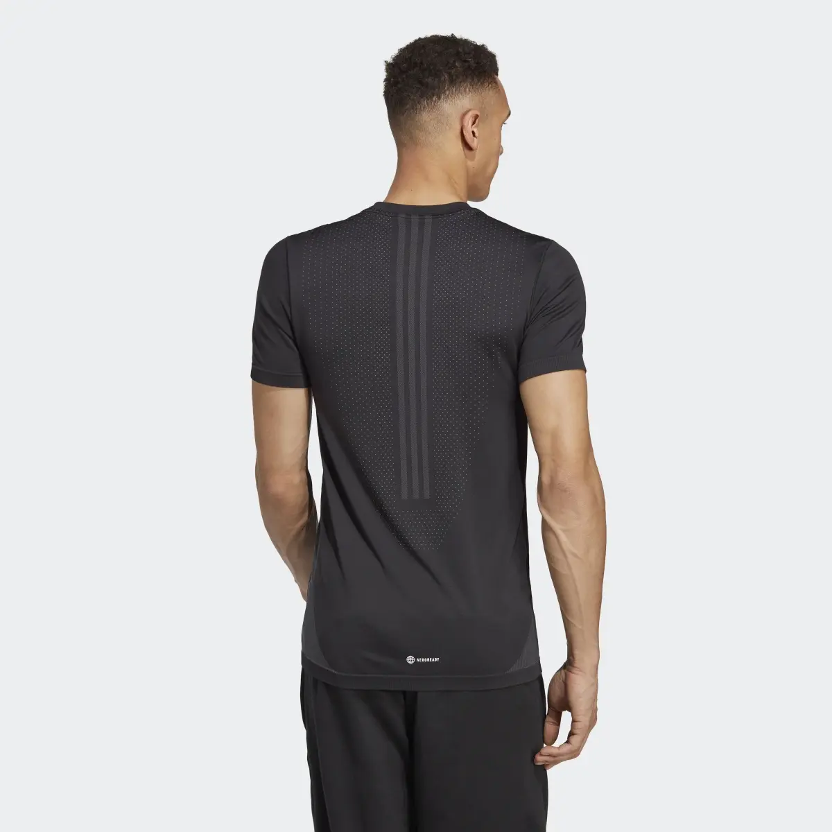Adidas T-shirt d'entraînement de yoga sans coutures AEROKNIT Base. 3