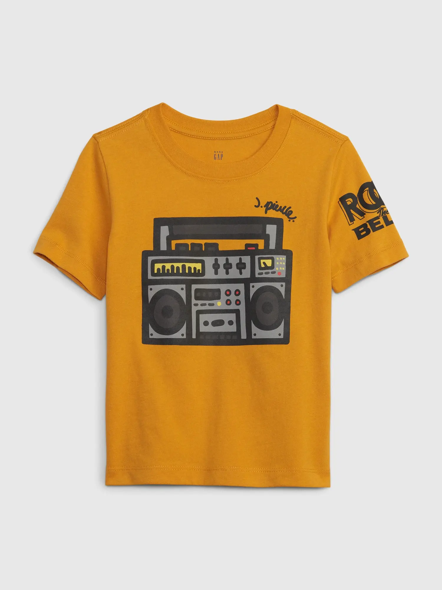 Gap &#215 Rock the Bells Toddler Graphic T-Shirt gold. 1