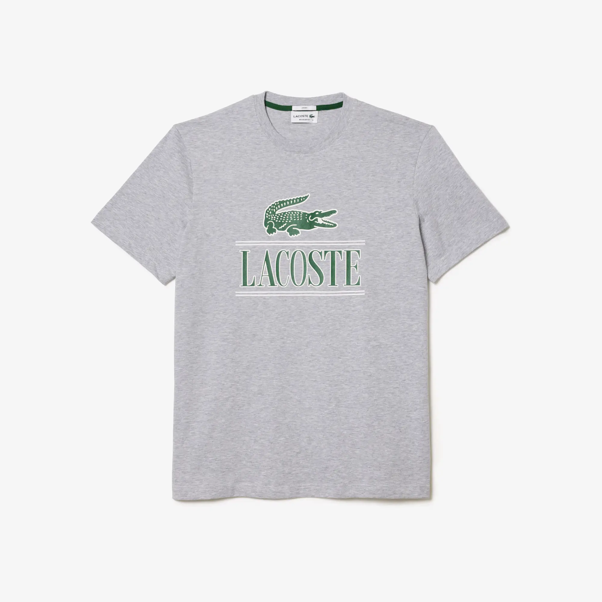 Lacoste Unisex Regular Fit Heavy Cotton Jersey T-Shirt. 2