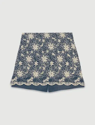 Maje Embroidered floral shorts Add to my wishlist Votre article a été ajouté à la wishlist Votre article a été retiré de la wishlist. 1