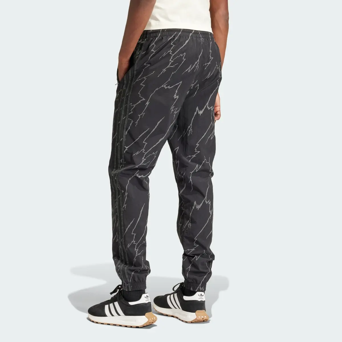 Adidas Allover Print SST Track Tracksuit Bottoms. 3