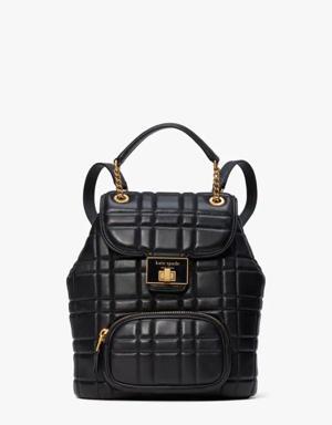 Evelyn Quilted Small Backpack