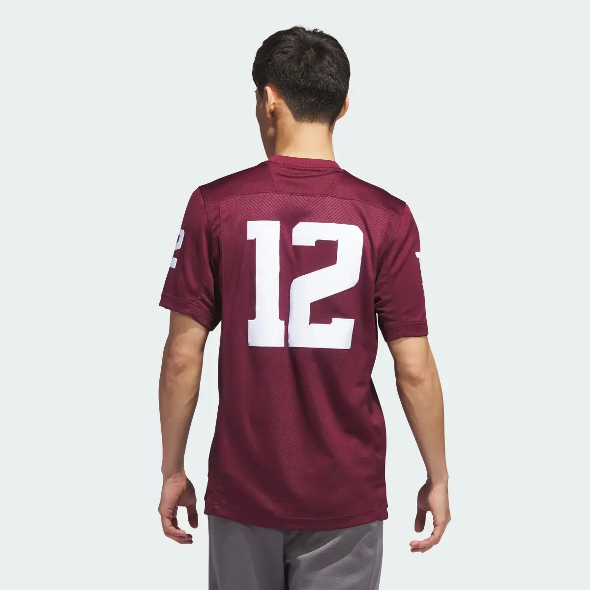 Adidas Texas A&M Football Off-Field Home Jersey. 3