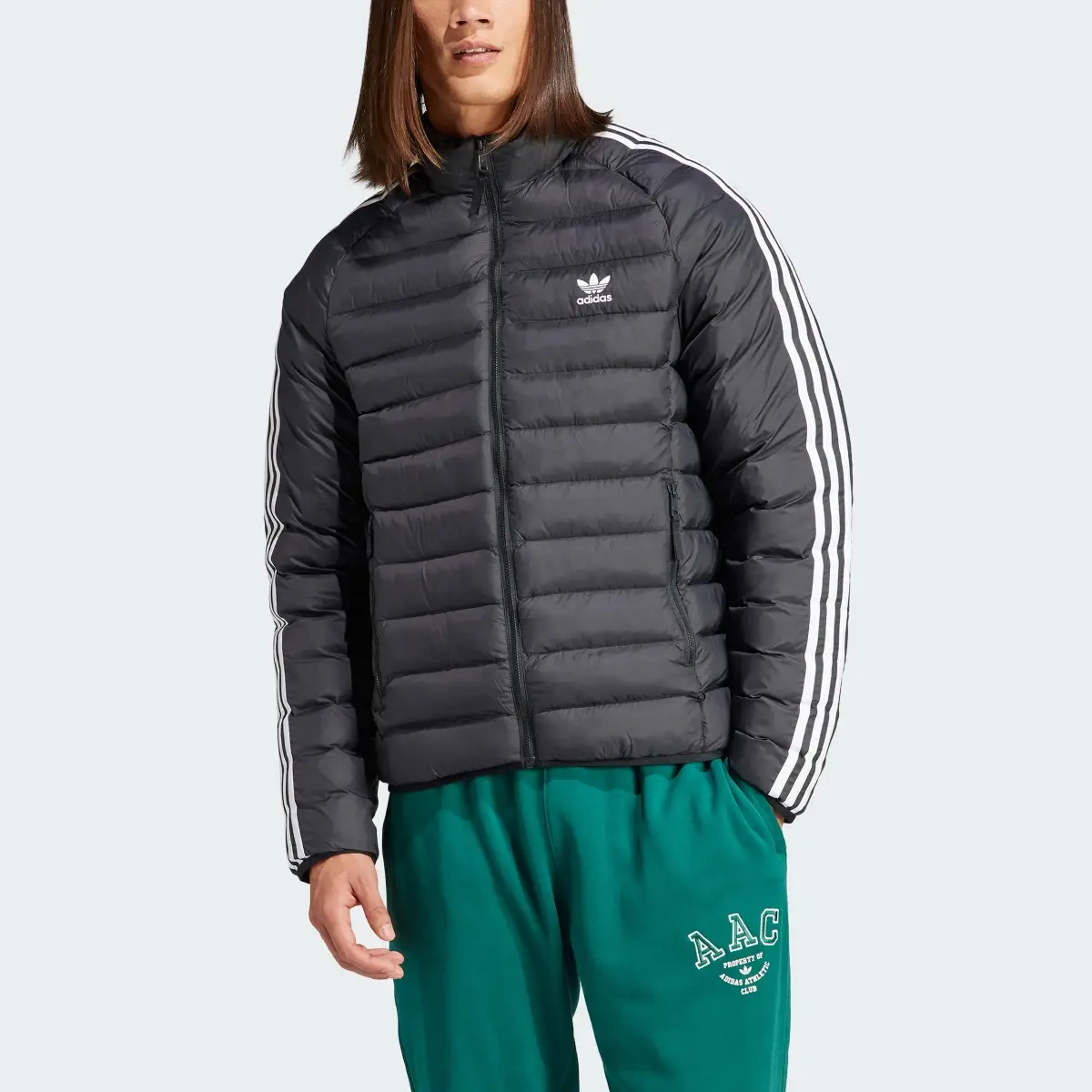 Adidas Padded Stand-Up Collar Puffer Jacket. 1