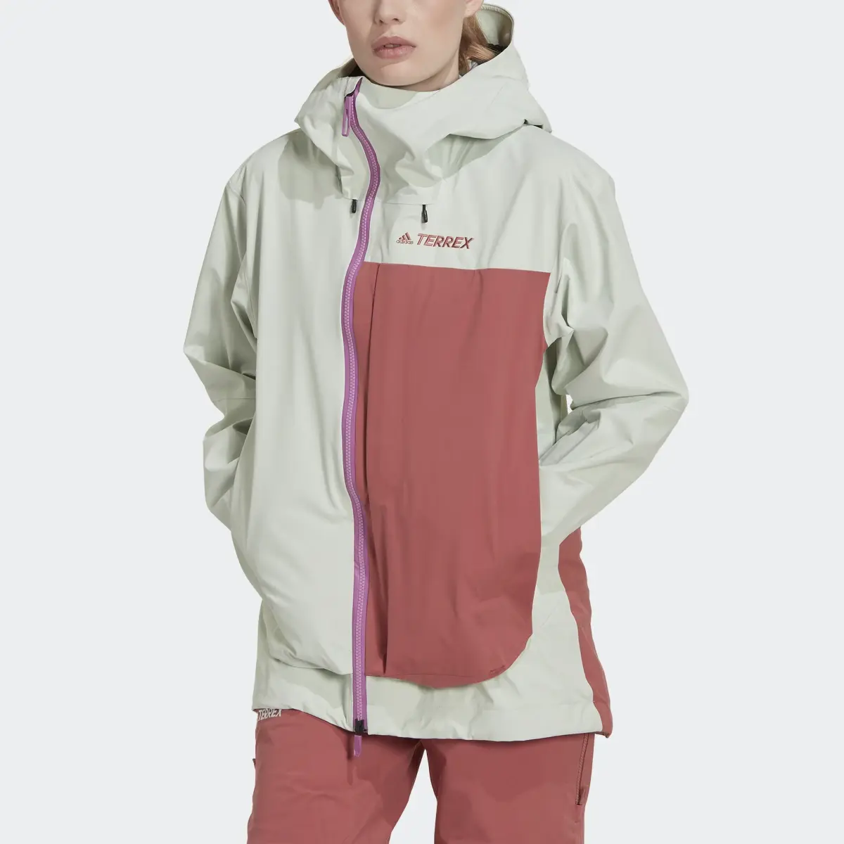 Adidas TERREX MYSHELTER 3 LAYER GORE TEX SNOW JACKET. 1