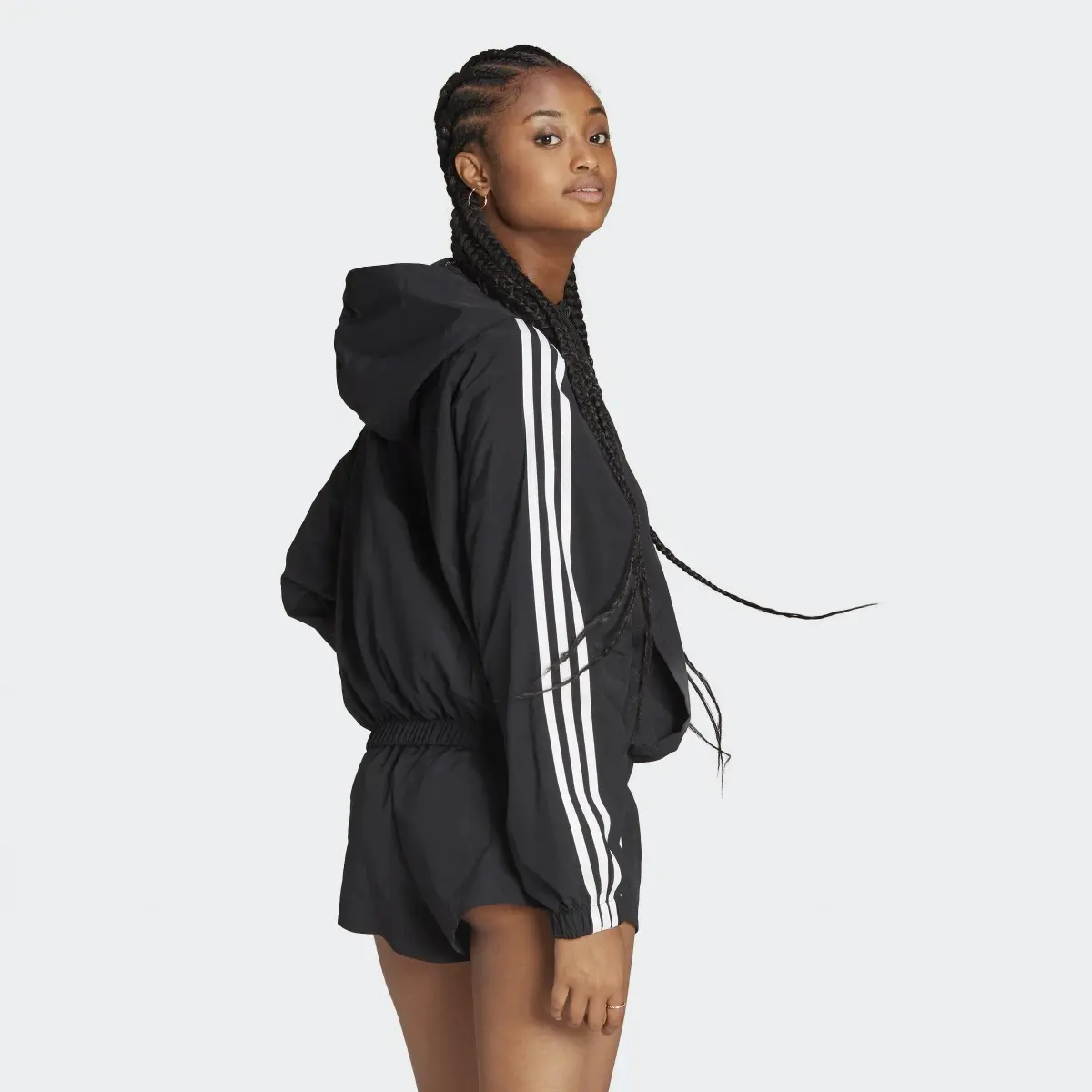 Adidas Essentials 3-Stripes Woven Windbreaker. 3